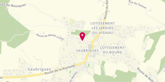 Plan de Thierry Plomberie, Route de Beaulieu 46 Lotissement Domaine de Beaulieu, 40230 Saubrigues