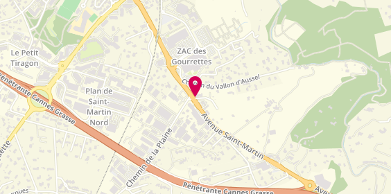 Plan de Sanitval - Sanit Azur, 1176 avenue Saint-Martin, 06250 Mougins