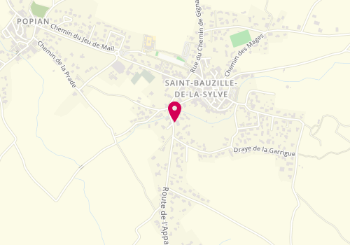 Plan de Castel Plomberie, 19 Route de l'Apparition, 34230 Saint-Bauzille-de-la-Sylve