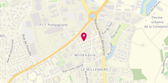 Plan de B.P.C Depannage, 80 Rue Hippolyte Fizeau, 34000 Montpellier