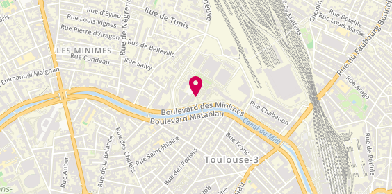 Plan de Abribat Plomberie, 25 Boulevard des Minimes, 31200 Toulouse