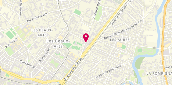 Plan de Etablissements Carini, 34 Avenue Saint Lazare, 34000 Montpellier