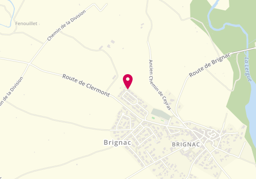 Plan de Breton Plomberie Chauffage, 27 avenue des Chênes Verts, 34800 Brignac