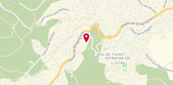Plan de Niel Riviera Services, 506 chemin de la Vall. Heureuse, 06530 Le Tignet