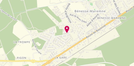 Plan de Aqua Bano, 32 Rue des Roseaux, 40230 Bénesse-Maremne