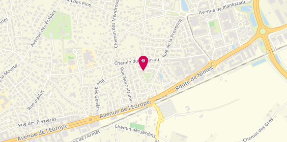 Plan de Dutel Plomberie Services, 4 Rue de Savoie, 34170 Castelnau-le-Lez