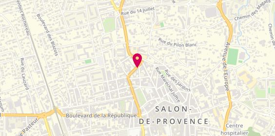 Plan de A.B.S Climatisation, Electricite, Plomberie, 88 Boulevard Léopold Coren, 13300 Salon-de-Provence