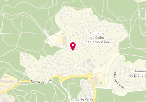 Plan de FAZI Jean-Pierre, Villa 6 le Val de Darbousson 346 Chemin Darbousson, 06560 Valbonne