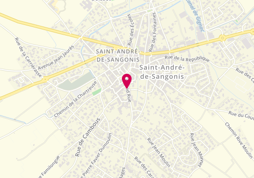 Plan de Dépan'services, 16 Grand Rue, 34725 Saint-André-de-Sangonis