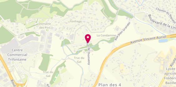 Plan de BELFIORE Cédric, 440 Rue Thomassy, 34090 Montpellier