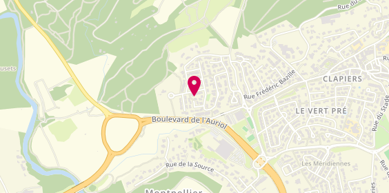 Plan de Giu Tech, 5 Rue du Compagnon Blanc, 34830 Jacou