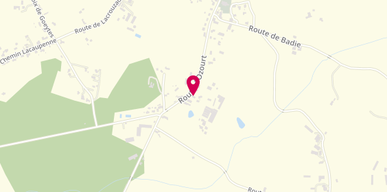 Plan de SDS Energies, 543 Route d'Ozourt, 40380 Poyartin