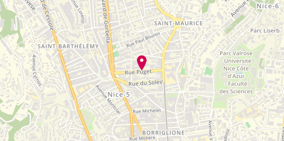 Plan de Rd Plomberie, Bât Villa Girard 12 Rue Puget, 06100 Nice