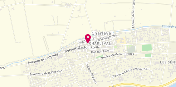 Plan de Mathieu Faure Plomberie, 46 Rue Saint Cezaire, 13350 Charleval