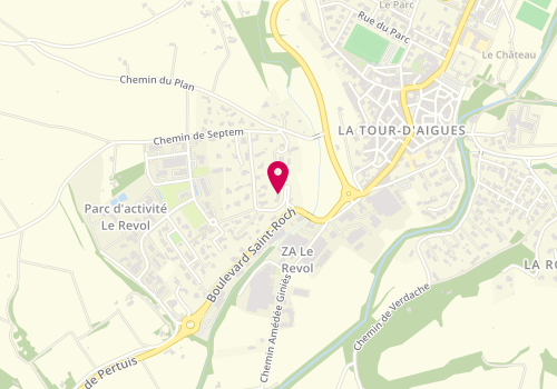 Plan de Jean-Philippe MATHAU ServiceDepannagePlomberie, 150 Chemin de Saint - Roch, 84240 La Tour-d'Aigues