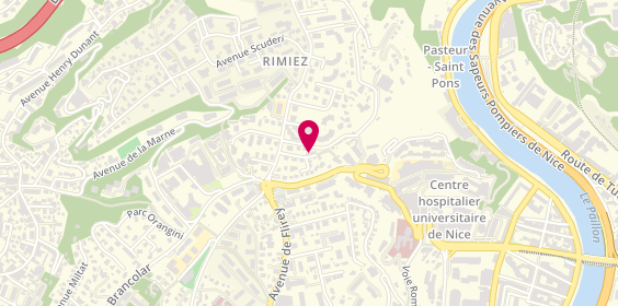 Plan de Nissart Plomberie, 9 avenue Mireio, 06100 Nice