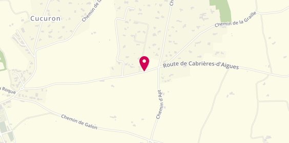 Plan de AUBERT Jean-Claude, Route de Cabrières d'Aiguës, 84160 Cucuron