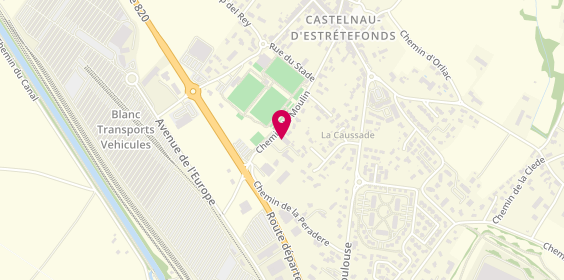 Plan de AGARAT Laurent, 13 Bis chemin du Moulin, 31620 Castelnau-d'Estrétefonds