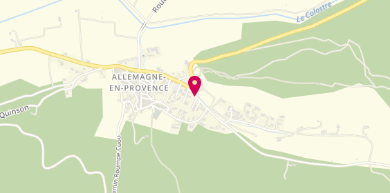 Plan de Les Plombiers du Verdon, Adret du Vallon Route Montagnac, 04500 Allemagne-en-Provence