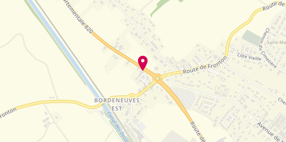 Plan de Adpc, 21 impasse de Bordeneuve, 31620 Castelnau-d'Estrétefonds