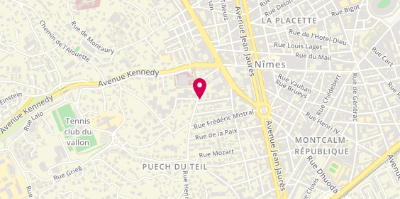 Plan de Fernandes Plomberie Chauffage, 7 Rue Henri Revoil, 30900 Nîmes