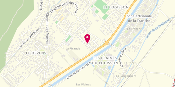 Plan de DMI Plomberie Energie, 5 Chemin Saint Pierre
5 lotissement la Ricaude, 04180 Villeneuve