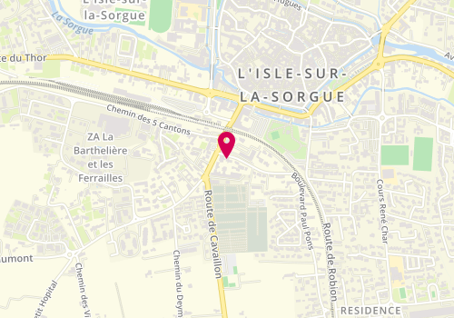 Plan de Reynaud Entreprises, 26 Boulevard Paul Pons, 84800 L'Isle-sur-la-Sorgue
