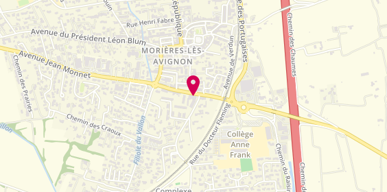 Plan de Delorme et Associés, 194 avenue Aristide Briand, 84310 Morières-lès-Avignon