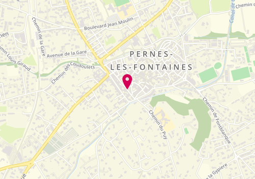 Plan de EPC Brulat Nevière, 207 Rue Emile Zola, 84210 Pernes-les-Fontaines