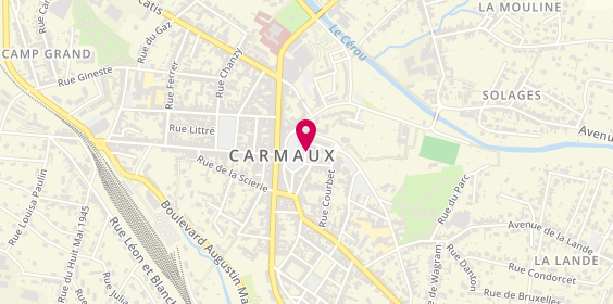 Plan de Desrousseaux SAS, 16 Place Gambetta, 81400 Carmaux