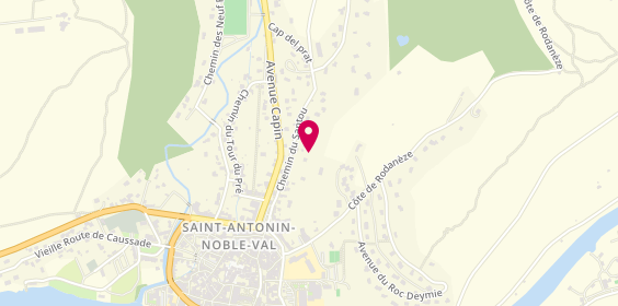 Plan de Accp Graichi, 22 chemin de Santou, 82140 Saint-Antonin-Noble-Val
