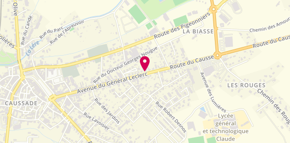 Plan de BOURRIE Romain, 87 avenue du General Leclerc, 82300 Caussade