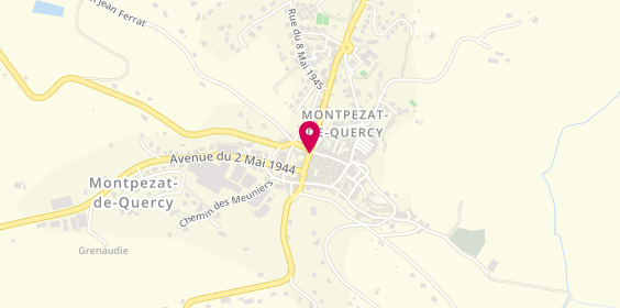 Plan de Ets Andrieu et Fils, Boulevard des Fosses, 82270 Montpezat-de-Quercy