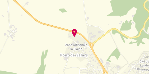 Plan de HERAIL Dominique, Zone Artisanale Zone Artisanale Plaine, 12290 Pont-de-Salars