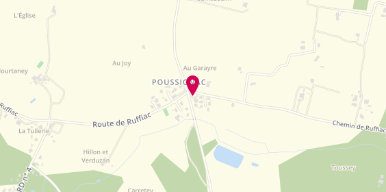 Plan de Eric Alberti, 50 Route du Moulin, 47700 Poussignac
