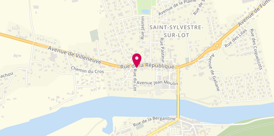 Plan de Adep Service- chauffagiste, 10 Rue du Lotissement, 47140 Saint-Sylvestre-sur-Lot