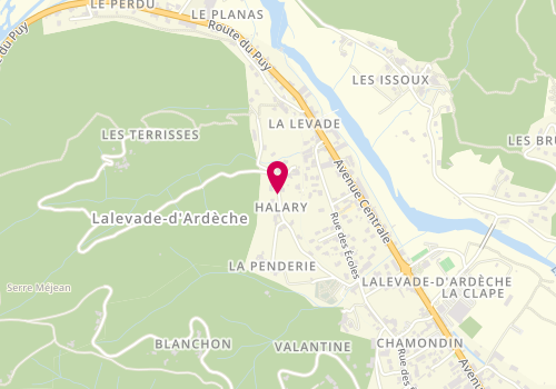 Plan de NENCIONI Youri, Terrisses, 07380 Lalevade-d'Ardèche