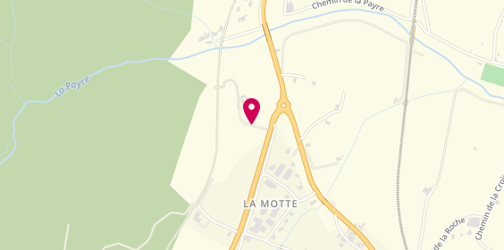 Plan de POUIX Claude, 171 Allée des Artisans Zone Artisanale
La Motte, 07210 Baix