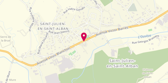 Plan de BEAUGIRAUD Eric, Creyssus, 07000 Saint-Julien-en-Saint-Alban