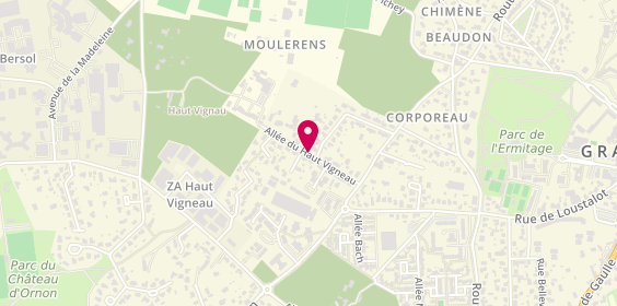 Plan de Smef Azur, Zone Artisanale Haut Vigneau Rue Source, 33170 Gradignan