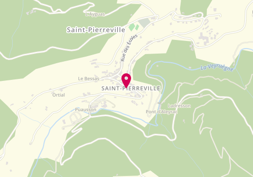 Plan de Vergne Gael, Rue des Lavoirs, 07190 Saint-Pierreville