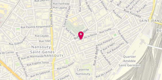 Plan de Abs Plomberie, 36 Rue de la Réole, 33800 Bordeaux