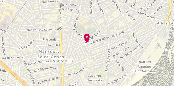 Plan de Ets Levrault, 61 Rue de la Réole, 33800 Bordeaux