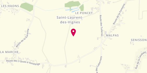 Plan de Dti 24, 21 Route du Lac, 24100 Saint-Laurent-des-Vignes