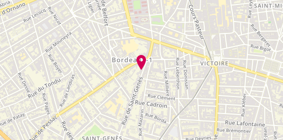 Plan de Coup de clé Plomberie | Plombier Bordeaux, 17 Rue de Saint- Genès, 33000 Bordeaux