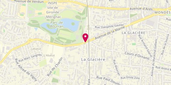 Plan de AUDAP Francis, 124 Avenue Marne, 33700 Mérignac
