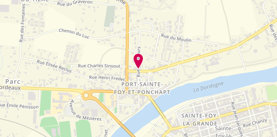 Plan de Etablissement Servaes, 4 avenue du Périgord, 33220 Port-Sainte-Foy-et-Ponchapt