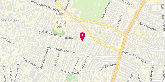 Plan de Poquelin Moliere, 9 Rue Hoche, 33200 Bordeaux