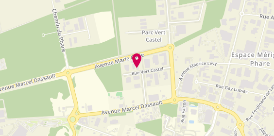 Plan de FELIX PLOMBERIE, plombier chauffagiste à Bordeaux, 8 Rue Vert Castel, 33700 Mérignac