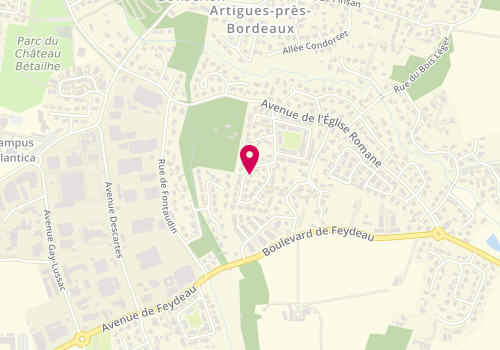Plan de Pro Pcf, 13 Rue Maurice Utrillo, 33370 Artigues-près-Bordeaux